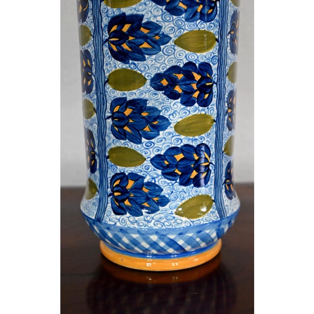 Porcelain Roller Vase, 20th Century For Sale - Image 5 of 17