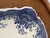 Vintage Villeroy & Boch Fides Blue & White Porcelain Platter Saar Economic Union Era (1947-1956). Mettlach France Marked For Sale In New York - Image 6 of 8