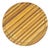 Vintage Mid Century Modern Teak & Oak Wood 24" Round Spinning Charcuterie Cutting Board For Sale