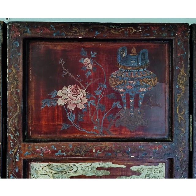 Antique Chinese Coromandel Screen For Sale - Image 12 of 18