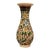 Vintage Turkish Hand-Painted Iznik-Style Floral Ceramic Vase For Sale