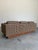 1970s Mid Century Modern Mod Circles Print Plinth Base Sofa For Sale - Image 5 of 11