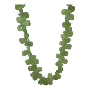 Vintage 1960’s Crysophase Necklace With Sterling Silver Clasp
