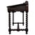 19th Antique Century English Victorian Carved Oak Writing Table with Leather Top For Sale - Image 10 of 11