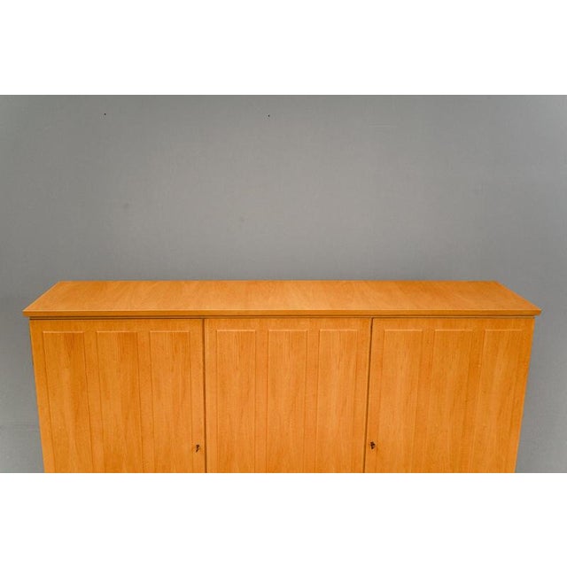 Mid-Century Sideboard in Brass and Pine For Sale - Image 10 of 18
