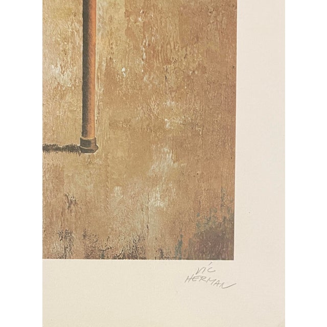 Vic Herman (1919-1999) "Dignity and Manliness" lithograph on paper. Pencil signed, titled and dedicated to Deborah. From...