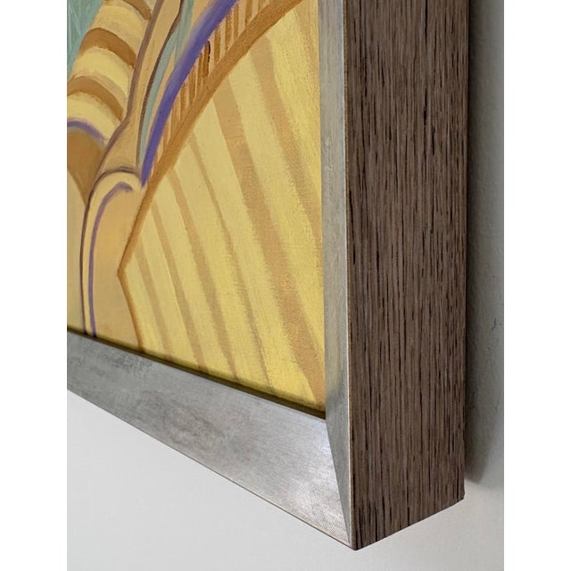 "Rolling Hills” Framed Oil on Linen by Nancy M. Vignola For Sale In Providence - Image 6 of 8