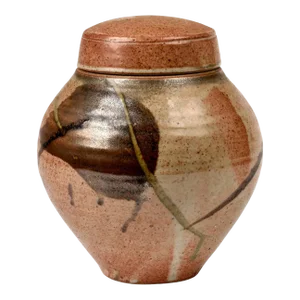 Early 21st Century Glazed Ceramic Studio Pottery Jar by Karen Karnes