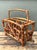 Vintage Bamboo Newspaper Rack For Sale - Image 10 of 12