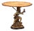 Coffee Table with Painted Metal Moretto For Sale