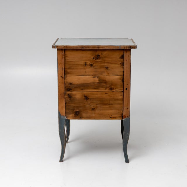 Blue Commode in Pine For Sale - Image 4 of 8