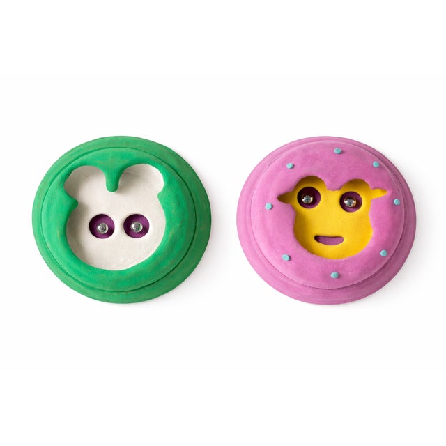 Michel Froment, Diptych Wall Sculptures, 2011, Mixed Media, Set of 2 For Sale - Image 11 of 11