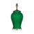Contemporary Contemporary Green Porcelain Table Lamp with Discreet Crackle Finish on Lucite Base For Sale - Image 3 of 11