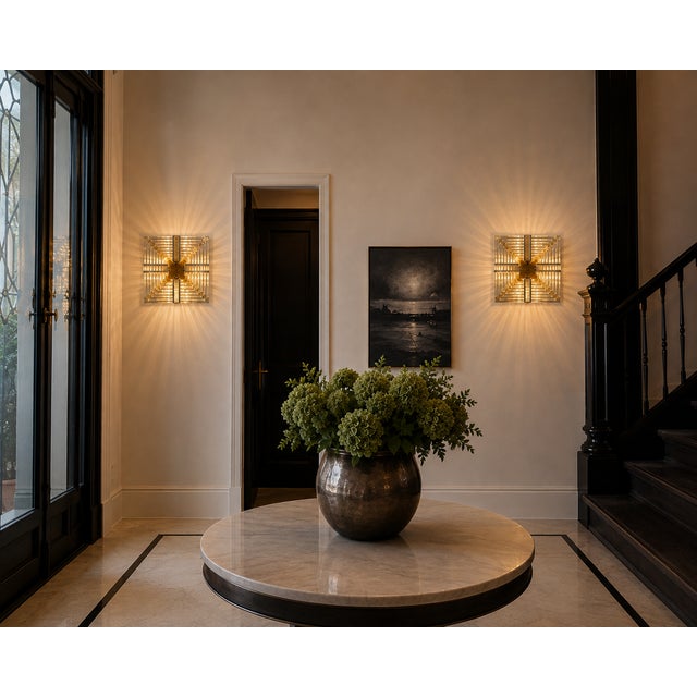 Rare Palme Leuchten Flush Mount / Wall Lights West Germany, circa 1970–1980 Matching the spiral chandelier | Original...