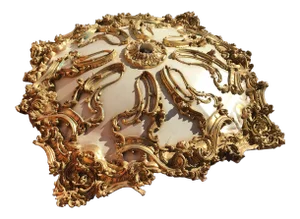 Modern Mohammad Hadid Estate Gold Leaf Ceiling Medallion