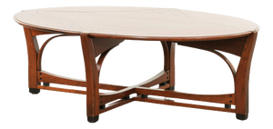 Art Nouveau Oval Coffee Table from Schuitema