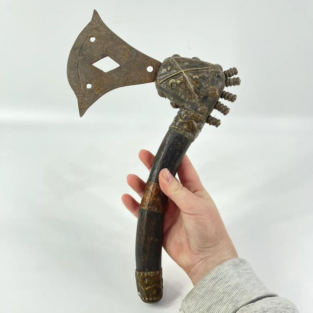 Early 20th Century Bamun Knife Axe Cameroon For Sale In Denver - Image 6 of 8