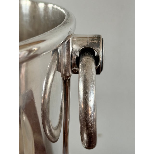 Gorham Hotel Silver Ice Bucket Dated 1927, Ring Handles and "B" Monogram For Sale In Savannah - Image 6 of 12