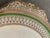 Meakin & Co. Early 20th Century Rare Antique English Bone China J & G Meakin Westminster Pattern, Intricate Green & Gold Band on a Cream Ground- Set of 7 For Sale - Image 4 of 12