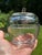 Tiffany Blue Tiffany and Co Crystal Apple Trinket Jar Covered Dish With Original Box For Sale - Image 8 of 11