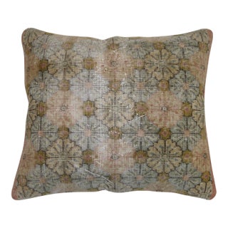 Zabihi Collection Large Floral Turkish Pillow For Sale