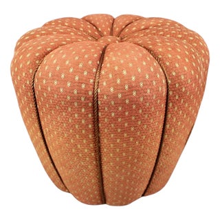 Mid-Century Modern Upholstered Ottoman, Czechoslovakia, 1950s For Sale