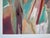 Green Large Vintage Abstract Figurative Acrylic Painting on Canvas by Hamzik For Sale - Image 8 of 11