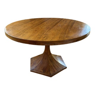 Round Rosewood Dining Table by Carlo De Carli, 1960s For Sale