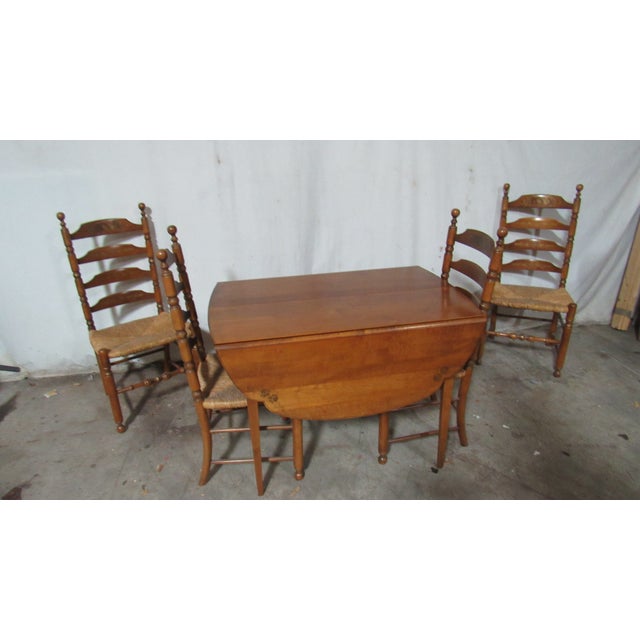 Item: Hitchcock Dining Kitchen Set Details: Signed Hitchcock Great Designer Look/Quality Pieces Farmhouse Style Beautiful...