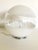 Contemporary Scenographic Murano White Murano Glass Table Lamp in 70's Style For Sale - Image 10 of 12