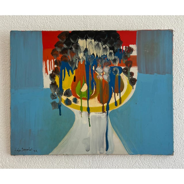 Swiss artist. Roger Descombes born in 1915 in La Chaux-de-Fonds and died in 1979 in Montana. He was a visual artist and...