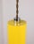 Yellow Small Vintage Yellow Metal Lamp For Sale - Image 8 of 11