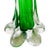Mid-Century Modern Vintage Twisted Green Glass Vase, 1950s For Sale - Image 3 of 7
