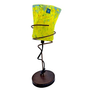 Murano Glass Table Lamp by Goto Luminoso for Barovier & Toso, 1990s For Sale
