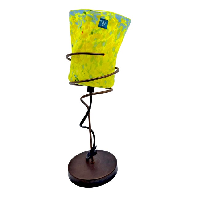 Murano Glass Table Lamp by Goto Luminoso for Barovier & Toso, 1990s For Sale