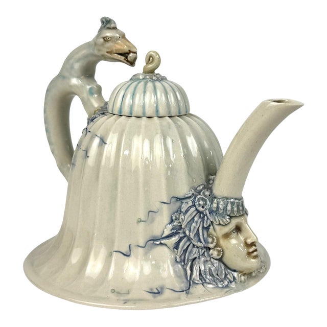 1980s David Keys Pottery Teapot For Sale