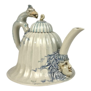 1980s David Keys Pottery Teapot