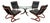 Mid-Century Kangu Lounge Chair by Elsa Solheim and Nordahl Solheim for Rybo, 1970s For Sale