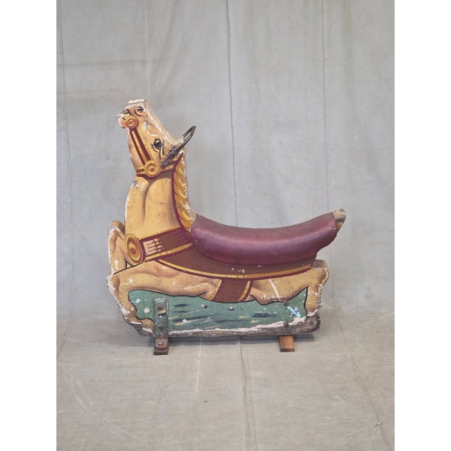 1930s Vintage Circa 1930s English Fairground Carousel Horse, Attr. Orton & Spooner For Sale - Image 5 of 11