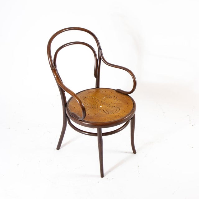 No. 14 Armchair by Michael Thonet for Gebrüder Thonet, 1900s For Sale - Image 5 of 13