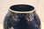 Sculpture Materials Brilliant Elegant Black Porcelain Italian Vase & Gilt Design by Tognana Porcellane – 10.5” For Sale - Image 7 of 8