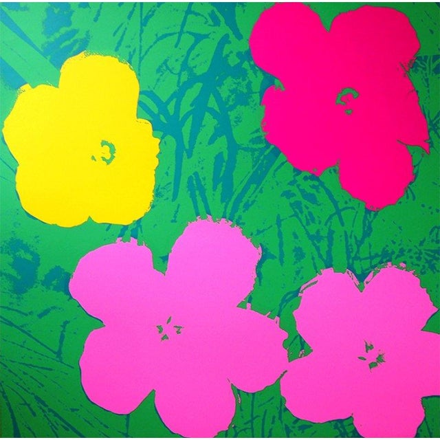 Andy warhol (sunday b. Morning), flowers 11.68, silkscreen print silkscreen print from photo negatives of original factory...