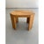 Late 20th century split Reed bamboo coastal style octagonal shaped side table . Table features a graphic x design to the...