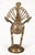 Antique Indian Horse Rider on Wheels & Peacock Bronze Sculpture 20th Century For Sale - Image 9 of 9