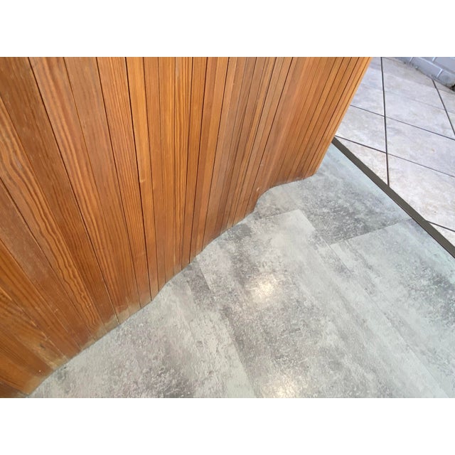 Vintage Freestanding Foldable Wooden Screen in the style of Baumann, 1950s For Sale - Image 17 of 18