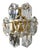 Wall Lights in Brass with Glass Two from Kinkeldey, 1960s, Set of 2 For Sale