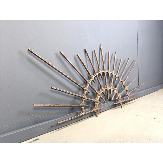 Metal Large Burtalist Wall Sculpture, 1970s For Sale - Image 7 of 11