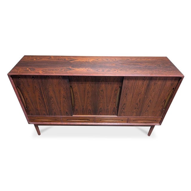 Wood 1950s S. Trane and Son Odense Rosewood Credenza, Atrributed For Sale - Image 7 of 7