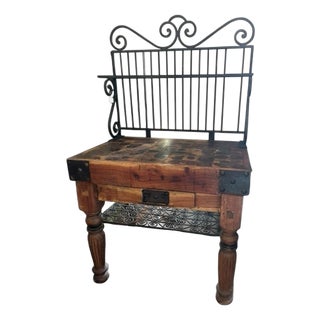 French Butcher Block For Sale