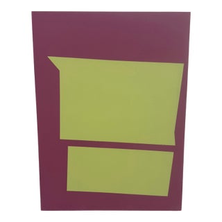 Contemporary Painting Night Shapes 2 by Emily Bartolone For Sale